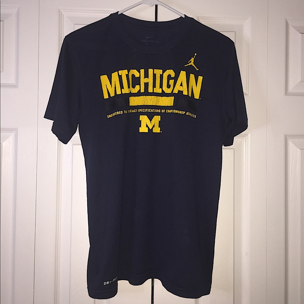 University of Michigan Nike Dri-Fit Tee Shirt